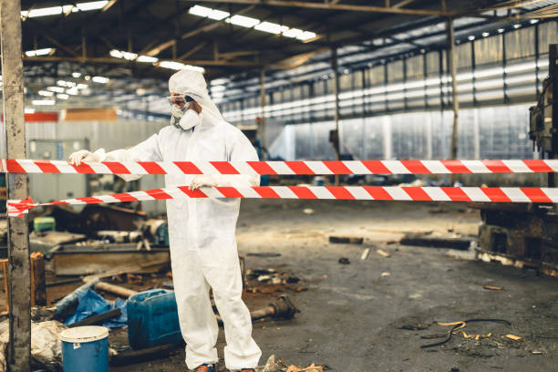 Professional Odor Removal technician working in Bristol, CT